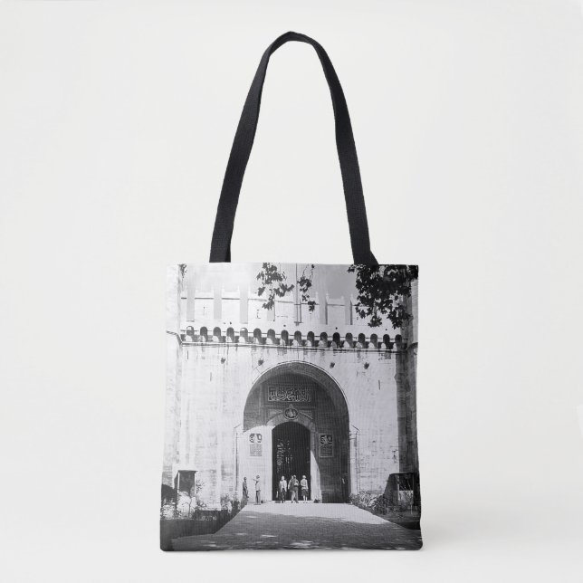 Vintage Turkiet Istanbul Topkapi palace grind Post Tygkasse (Framsida)