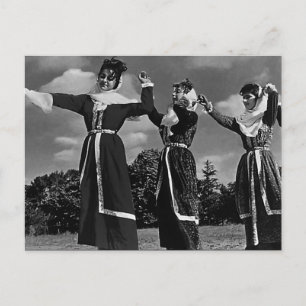 Vintage Turkiet Istanbul turkish-dans Vykort