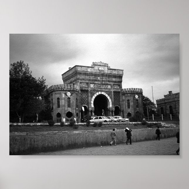 Vintage Turkiet Istanbul universitet Poster (Framsidan)