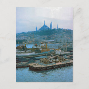 Vintage Turkiet Istanbuldammsugare, Bosporen Vykort
