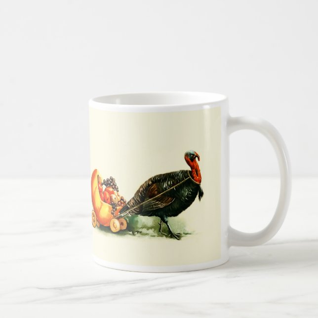 Vintage Turkiet Thanksgiving Gift Mugg (Höger)