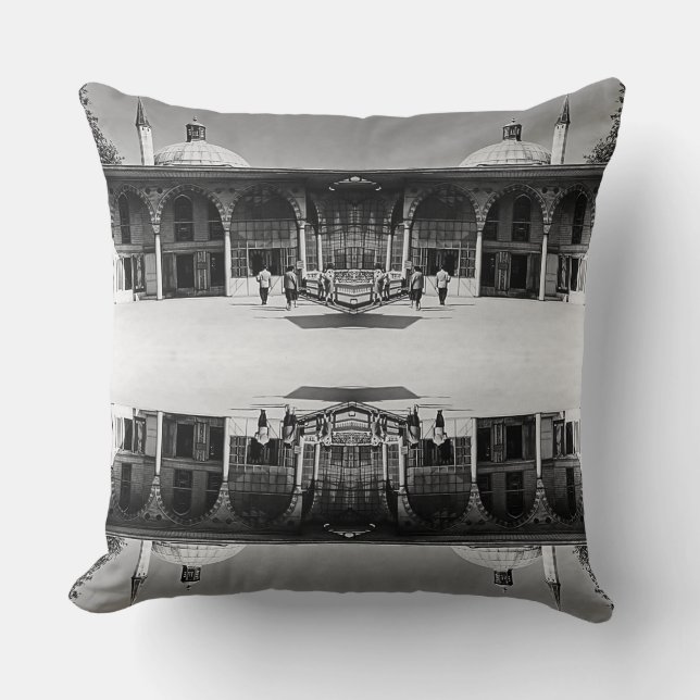 Vintage Turkiets palatemuseum Istanbul Topkapi Pos Kudde (Framsida)