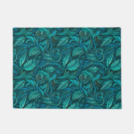 Vintage, turkos-, verktygsläder