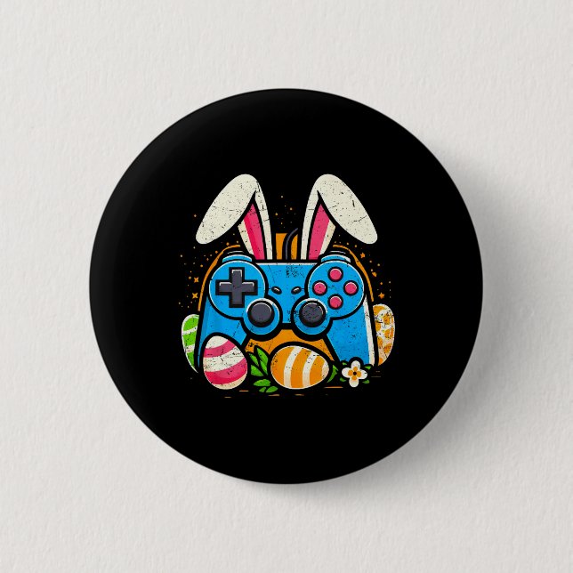 Vintage TV-spelskontroll Easter Bunny Gamer Bo Knapp (Framsida)