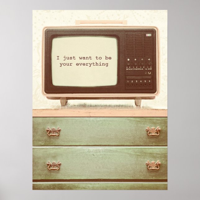 Vintage TV Star Poster (Framsidan)