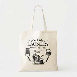 Vintage Tvätt Bag Tygkasse