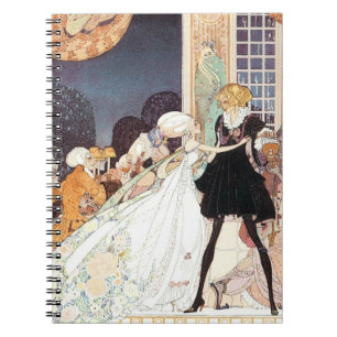 Vintage Twelve Dancing Princesses av Kay Nielsen Anteckningsbok