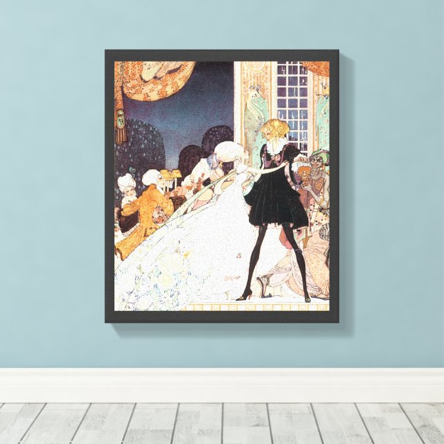 Vintage Twelve Dancing Princesses av Kay Nielsen Canvastryck (Insitu (trägolv))