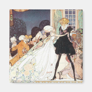 Vintage Twelve Dancing Princesses av Kay Nielsen Magnet