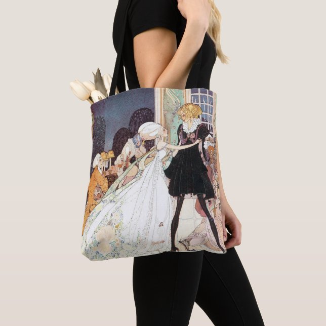 Vintage Twelve Dancing Princesses av Kay Nielsen Tygkasse (Närbild)