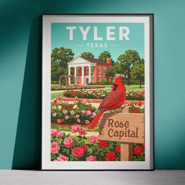 Vintage Tyler Texas Poster (Skapare uppladdad)