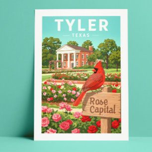 Vintage Tyler Texas Vykort
