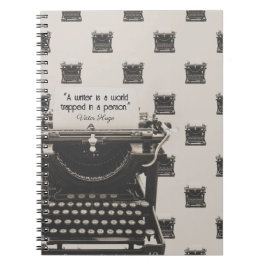 Vintage Typewriter Anteckningsbok