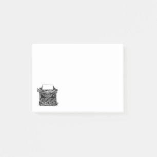 Vintage TypeWriter-artikel Post-it Block