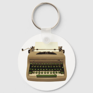 Vintage Typewriter-Nyckelring Nyckelring