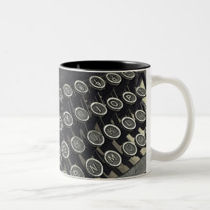Vintage Typewriter personlig mugg