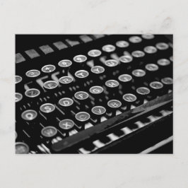 Vintage Typewriter-vykort Vykort