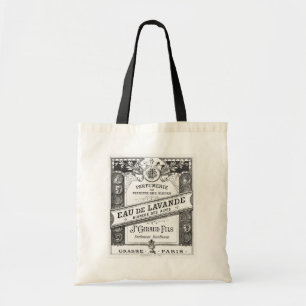 Vintage Typography Parfym Advertisement Tygkasse