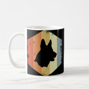 Vintage Tysk Schäferhund Kaffemugg