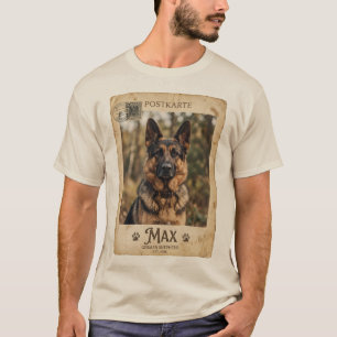 Vintage tysk schäferpersonlig T-shirt   Cus