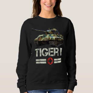 Vintage tyska stridsvagn Tiger 2 II från andra vär T Shirt