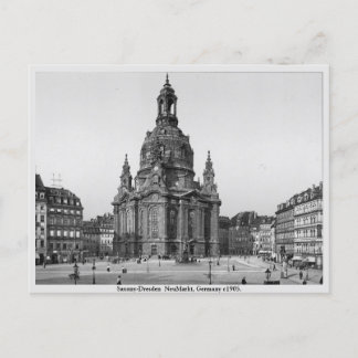 Vintage Tyskland 1905 High street Dresden, Sachsen Vykort