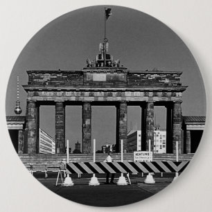 Vintage Tyskland Berlin Brandenburg Grind 1970 Knapp