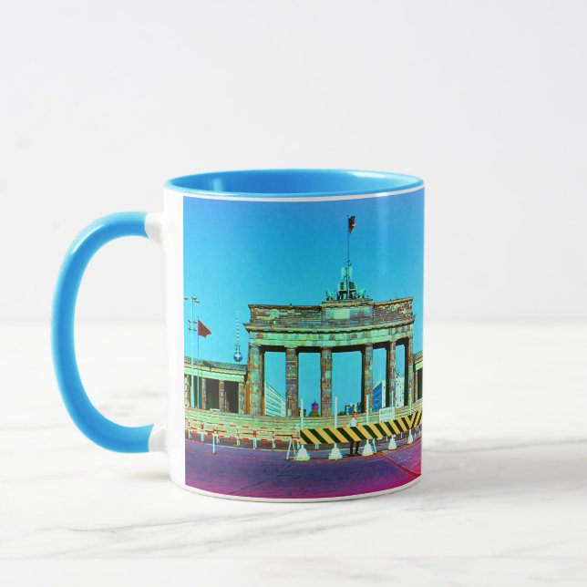 Vintage Tyskland Berlin Brandenburg Grind Mugg (Vänster)