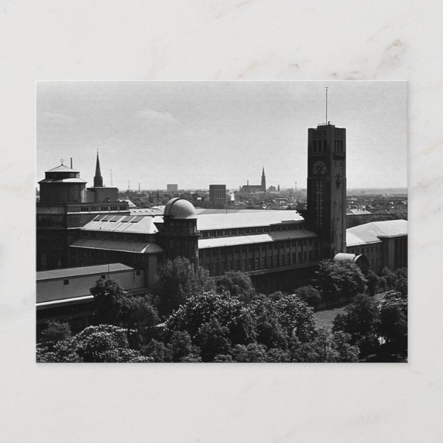 Vintage Tyskland München Deutsch Museum Vykort (Framsida)