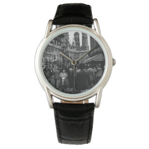 Vintage Tyskland München Frauenkirche Frauenplatz  Armbandsur