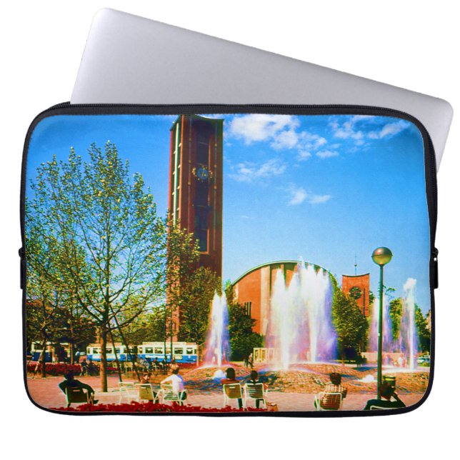 Vintage Tyskland München sendlinger platz Matthäus Laptop Fodral (Framsidan)