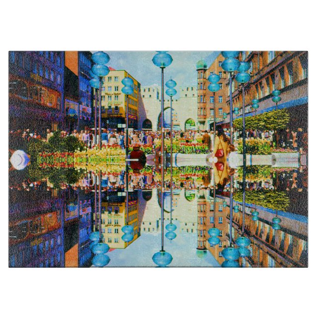 Vintage Tyskland München Towngate Karistor (Framsidan)