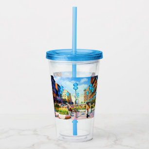 Vintage Tyskland München Towngate Karistor Take Away Mugg