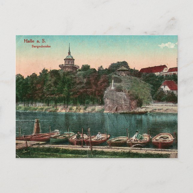 Vintage Tyskland Postkort Vykort (Framsida)