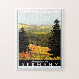 Vintage Tyskland sommarresepakel Pussel
