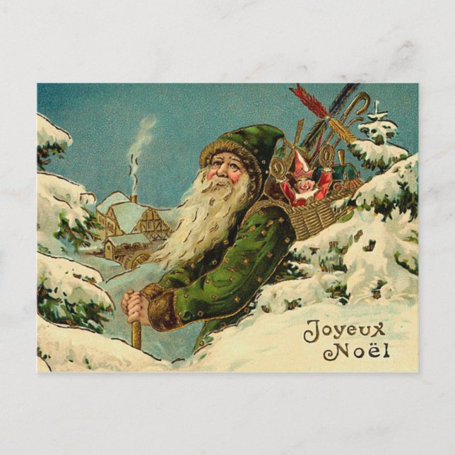 Vintage Tyskt julkort Helg Vykort (Framsida)