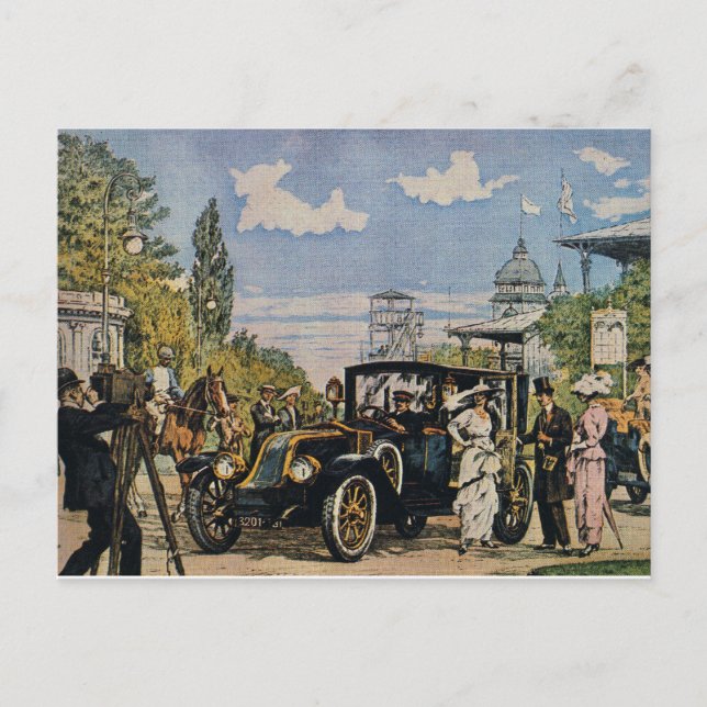 Vintage Tyskt vykort (Framsida)
