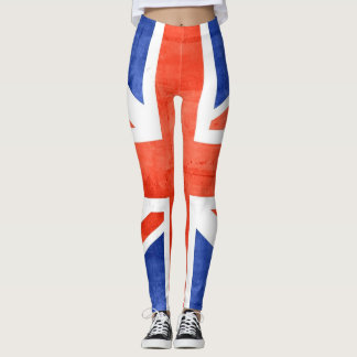 Vintage UK Flagga #10 Leggings