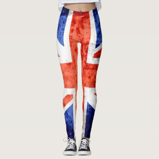 Vintage UK Flagga #7 Leggings
