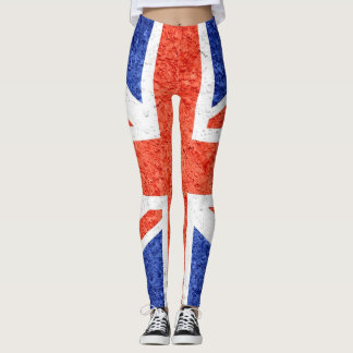 Vintage UK Flagga #9 Leggings