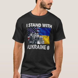 Vintage Ukraina-Flagga ger blått Pride T Shirt