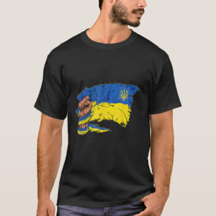 Vintage Ukraina Ukrainas Flagga Pride Ukraina Flag T Shirt