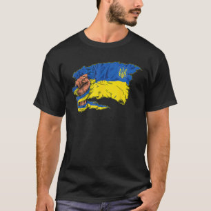 Vintage Ukraina Ukrainas Flagga Pride Ukraina Flag T Shirt