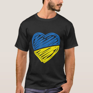 Vintage Ukraina Ukrainsk Flagga Stolthet Ukraina F T Shirt