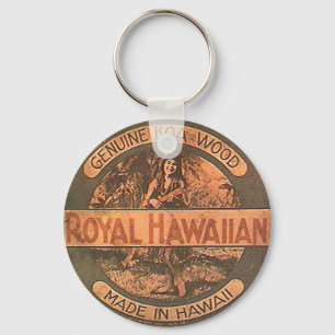 Vintage Ukulele Keychain Nyckelring