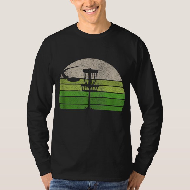 Vintage Ultimate Frisbee Disk Golf Manar T Shirt (Framsida)