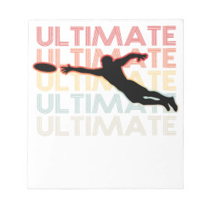 Vintage Ultimate Frisbee Sport Retro Anteckningsblock