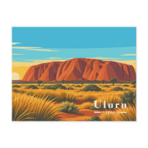 Vintage Uluru Australien Resa