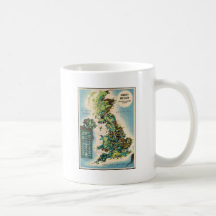 Vintage Underbar Britain Resources Karta Kaffemugg