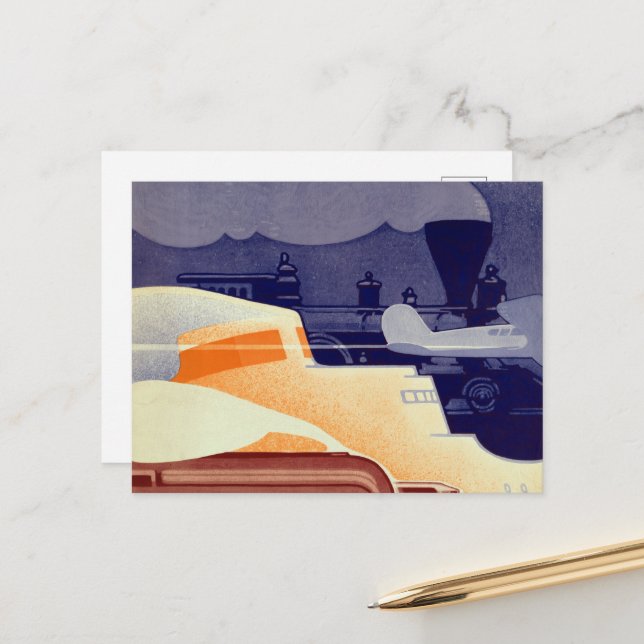 Vintage Underbar Sjöar Exposition Cleveland Ohio Vykort (Fram/Back In Situ)